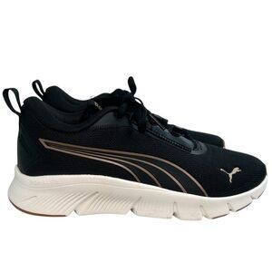 PUMA Womens SZ 7.5 Flexfocus Lite Modern Cross Training Shoes Black-Gold